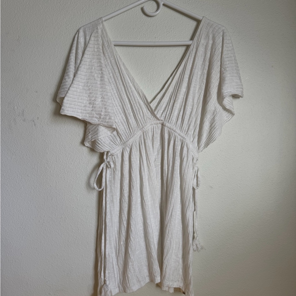 White Swimsuit Coverup